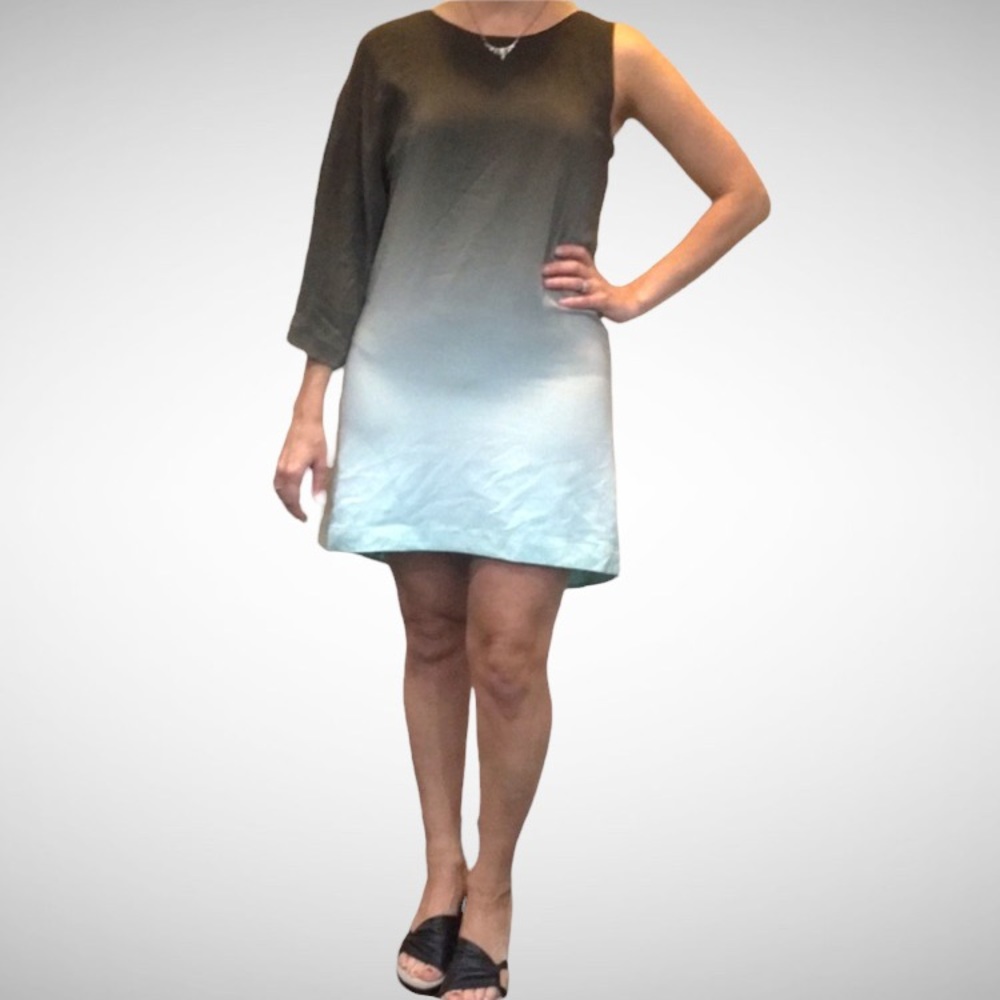 Annie Griffin one sleeve silk dress